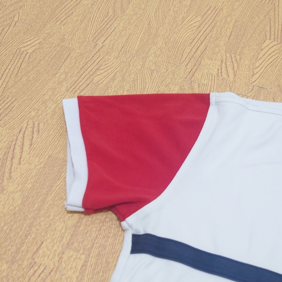 Tommy Hilfiger Short Sleeve Polo Shirt Men's Small White Spell Out Logo Button - Picture 4 of 9